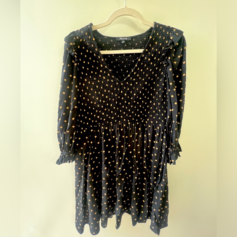 Madewell Dress Polka Dot XS
